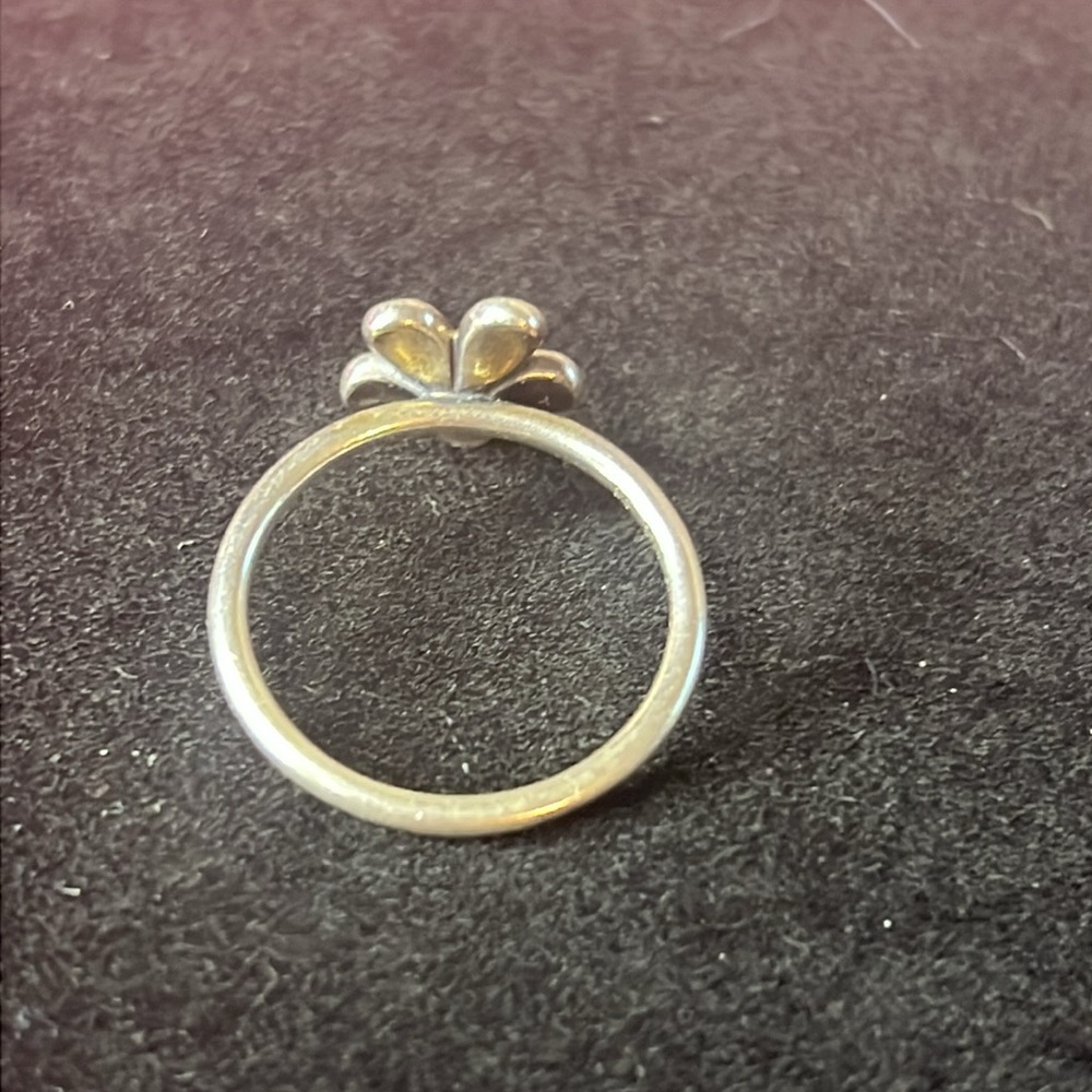 925 PANDORA DAISY RING VINTAGE - Picture 4 of 5